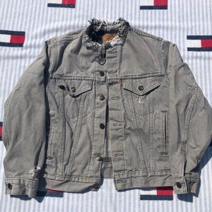 Vintage Levi’s Plaid Lined Denim Jacket